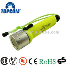 professional diving flashlight High density Steel head